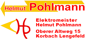 Elektromeister Helmut Pohlmann in Korbach-Lengefeld